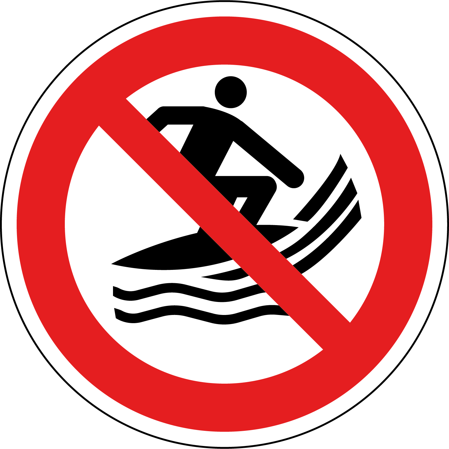 P059 - Surfen verboden